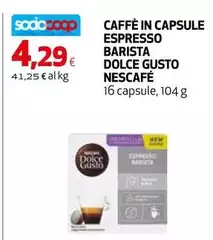 Nescafé - Caffè In Capsule Espresso Barista Dolce Gusto