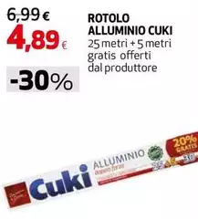 Cuki - Rotolo Alluminio