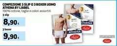 Athena - Confezione 3 Slip O 3 Boxer Uomo