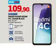 Xiaomi - Smartphone Redmi 14C 256GB Black