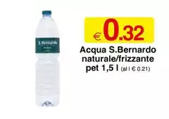 S. bernardo - Acqua Naturale/frizzante