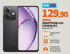 Oppo - A40 128GB Black