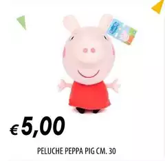 Peppa pig - Peluche Peppa Pig Cm. 30