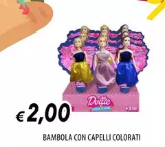Bambola Con Capelli Colorati