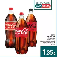 Coca Cola - Bibita Classica/ Zero/ Zero/ Zuccher/ Caffeina Senza Caffeina