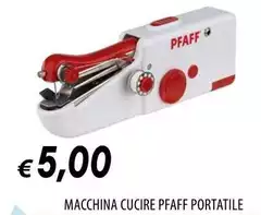 Macchina Cucire Pfaff Portatile