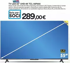 TCL - Tv Led 55" UHD 4K 55P6555