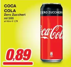 Coca Cola - Zero Zuccheri