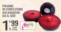 Metis - Prugne In Confezione Salvaigiene