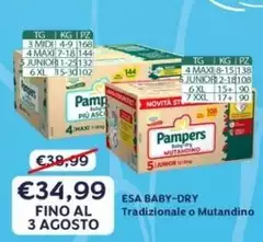 Pampers - 6 Isa Baby-Dry