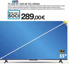 TCL - Tv Led 55" Uhd 4k 55p6555