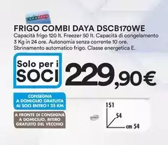 Daya - Frigo Combi DSCB170WE