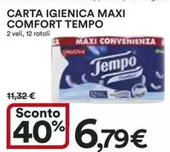 Tempo - Carta Igienica Maxi Comfort