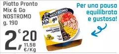 Nostromo - Piatto Pronto Mix & Go