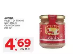 Auriga - Filetti Di Tonno Naturale/ Olio Di Oliva