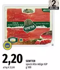 Senfter - Speck Alto Adige IGP