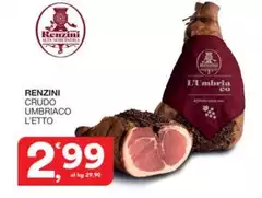 Renzini - Crudo Umbriaco