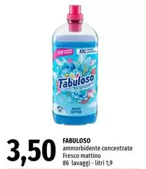 Fabuloso - Ammorbidente Concentrato Fresco Mattino