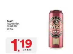 Faxe - Red Birra 10 Gradi