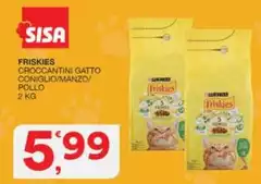 Friskies - Croccantini Gatto Coniglio/Manzo/Pollo