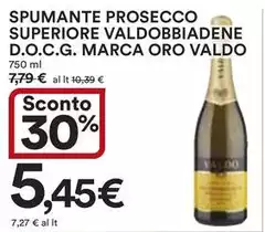 Valle oro - Spumante Prosecco Superiore Valdobbiadene D.O.C.G.