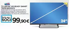 TCL - Tv Led 24" Hd Ready Smart 24hwoiv