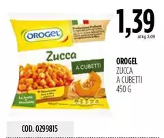 Orogel - Zucca A Cubetti