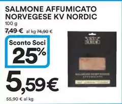 Kv - Salmone Affumicato Norvegese  Nordic