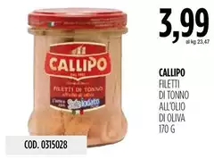 Callipo - Filetti Di Tonno All'olio Di Oliva