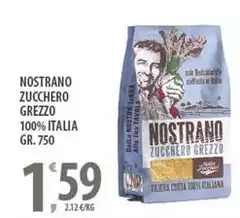 Cucina Nostrana - Zucchero Grezzo 100% Italia