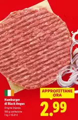 Hamburger Di Black Angus