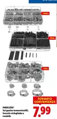 Parkside - Set Guaine Termoretrattili, Fascette Stringitubo O Rondelle