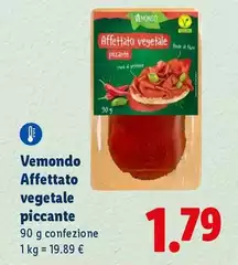 Vemondo - Affettato Vegetale Piccante