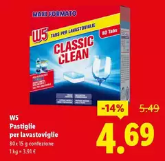 W5 - Pastiglie Per Lavastoviglie