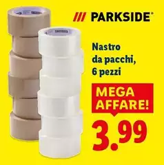Parkside - Nastro Da Pacchi, 6 Pezzi