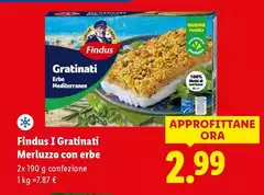 Findus - I Gratinati Merluzzo Con Erbe