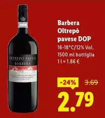 Barbera Oltrepò Pavese DOP