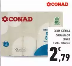 Conad - Carta Igienica Salvaspazio