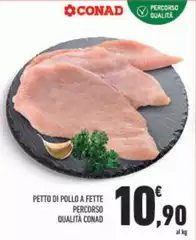 Conad - Petto Di Pollo A Fette Percorso Qualità