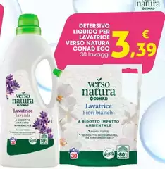 Conad - Detersivo Liquido Per Lavatrice Verso Natura