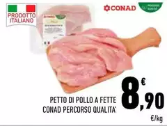 Conad - Petto Di Pollo A Fette Percorso Qualita'