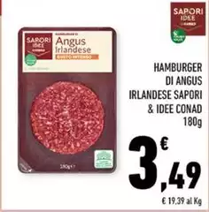 Conad - Hamburger Di Angus Irlandese Sapori & Idee