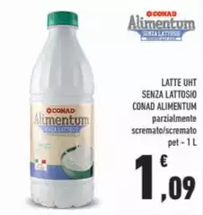 Conad - Latte UHT Senza Lattosio Alimentum