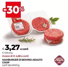 Coop - Hamburger Di Bovino Adulto
