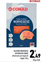 Conad - Salmone Norvegese Affumicato