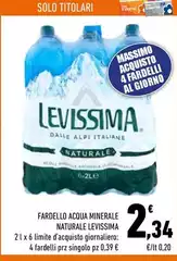 Levissima - Fardello Acqua Minerale Naturale