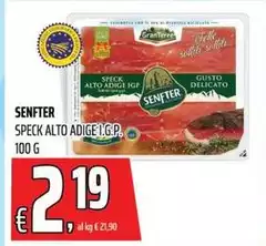 Senfter - Speck Alto Adige I.G.P.