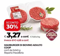 Coop - Hamburger Di Bovino Adulto