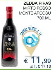 Zedda piras - Mirto Rosso Monte Arcosù