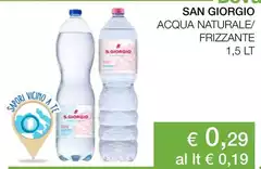 San giorgio - Acqua Naturale/Frizzante